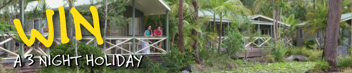 Win a 3 night holiday at Darlington Beach Holiday Park (NSW, no travel)