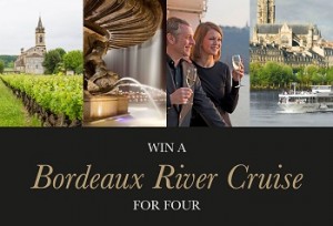 Scenic Tours – Win A Bordeaux River Cruise 2015 for 4