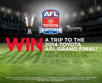Coke Rewards – Win 1 of 2 Trips to the 2014 Toyota AFL Grand Final