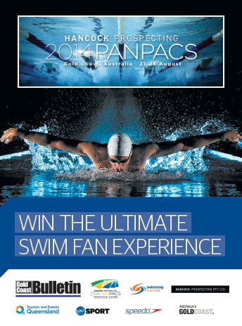 Gold Coast Bulletin – Win the ultimate Hancook Prospecting 2014 Pan Pacific Swimming Championships experience