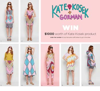 Gorman – Win $1000 Worth of Kate Kosek product