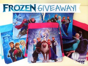Happy Travel with Kids – Win 1 of 5 Frozen tote bags