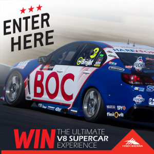 High Sierra – Win The Ultimate V8 SuperCar Experience September 2014