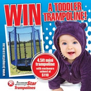 Jump Star – Win a Toddler Trampoline