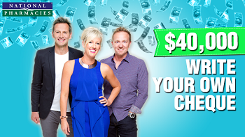 Mix102.3 – National Pharmacies – Win a share of $40K Giveaway