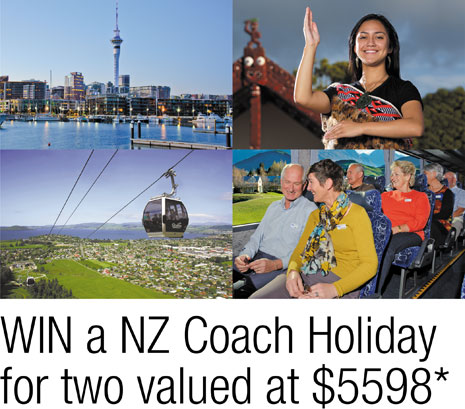 Probus – Win a New Zealand Coach Holiday for 2 valued at $5,598