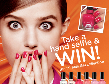 Sally Hansen – Take a hand selfie & Win the Miracle Gel Collection