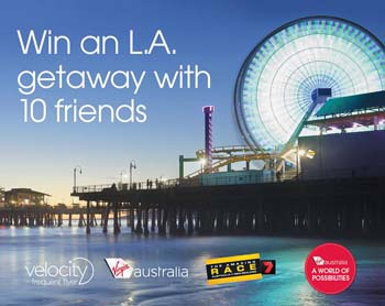 The Amazing Race – Virgin – Win an L.A. getaway with 10 friends 2014