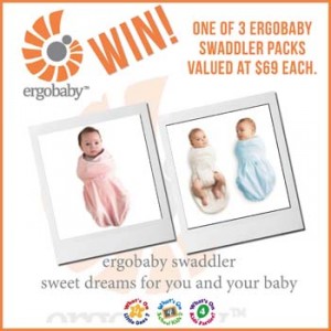 Whats On 4 Little Ones – Win 1 of 3 ErgoBaby Swaddler Packs