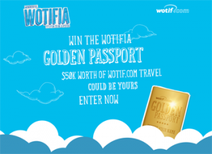 Wotifia – Win $50,000 Worth of Wotif.com Travel – Golden Passport Competition