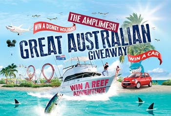 Amplimesh – Win 1 of 3 magnificent major prizes plus go into the draw to Win one of fabulous monthly prizes