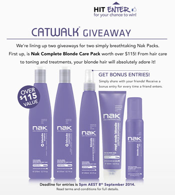 Catwalk – Win a Nak Complete Blode Care Pack
