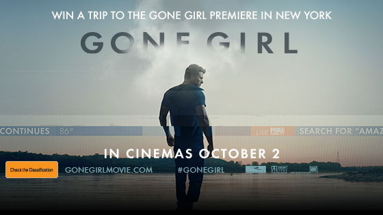 Channel Ten – Win A Trip To New York 2014 for the Gone Girl premiere