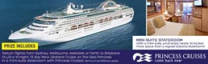 Cruise Expo – WIN Return Airfares & a 14 night Cruise to New Zealand with Princess Cruises in a Mini Suite Stateroom