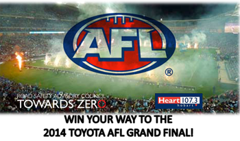 Heart 1073 – Win return flights and one nights accommodation to Melbourne with tickets to the 2014 Toyota AFL Grand Final