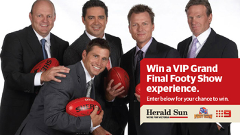 Herald Sun – Win a VIP Grand Final Show Experience for you and 3 friends