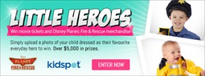 Kidspot – Upload a photo of your child dressed as their favourite everyday hero to Win over $5000 in prizes