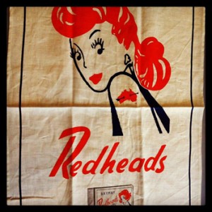 Redheads – Win 1 of 20 vintage design Redheads tea towels