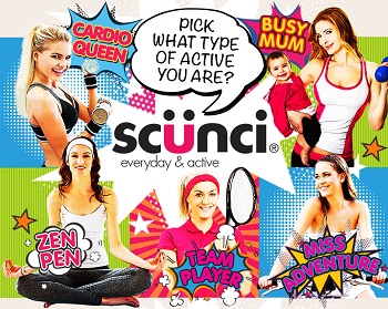 Scunci Hair Accessories – Win 1 of 5 $130 prizes weekly including the new SCUNCI ACTIVE RANGE plus a drink bottle and bag