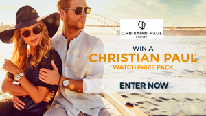 Channel Seven – Sunrise Family Newsletter – ‘Christian Paul Watches’ – Win a watch prize pack valued at $328