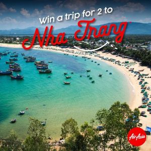 AirAsia – Win a trip for 2 to Nha Trang, Vietnam (transit flight from Kuala Lumpur, Malaysia)
