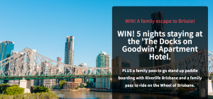 Bound Round –  Win a family holiday package for 4 valued at  $2,000