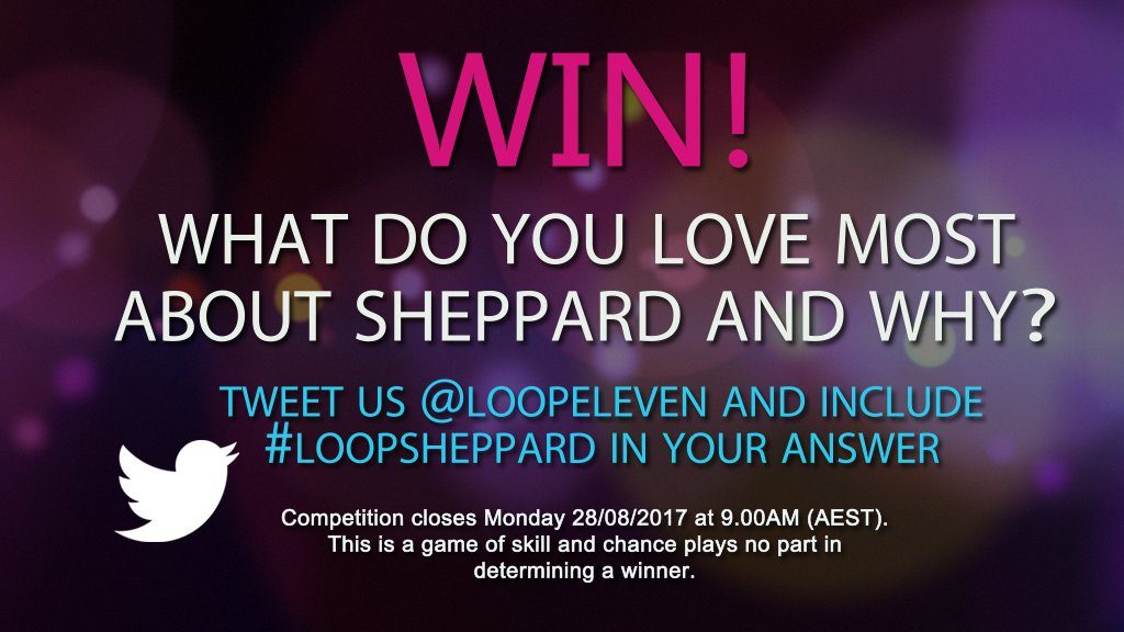 Channel Ten – The Loop – Win 1 Of 75 Double Passes To The Sheppard Performance In Sydney On 31st August (prize valued at $300)