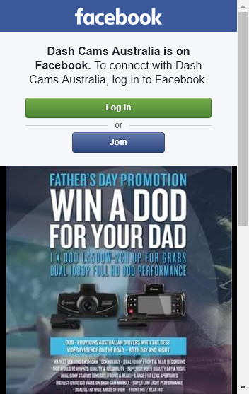 Dash Cams Australia  – WIN A D.O.D for your D.A.D