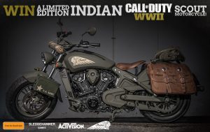 JB Hi-Fi – Win a Limited Edition Indian Call of Duty WWII Scout Motorcycle valued at USD $20,000