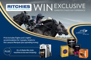 Lavazza – Win a major prize of a trip for 2 to attend Emirates Stakes Day 2017 in Victoria OR 1 of 10 Instant prizes of a Coffee Machine