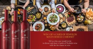 Liquor Marketing Group – Penfolds Max’s Shiraz – Win 1 of 4 cases of Penfolds Max’s Shiraz Cabernet