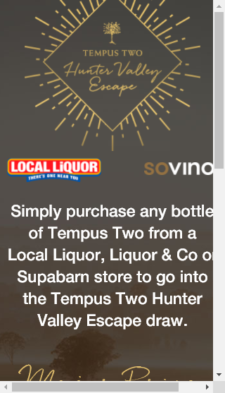 Local Liquor Liquor  Co Supabarn –  Win Any Promotion Run By The Promoter Except In The Case Of A Legal Change Of Name (prize valued at  $1,000,)