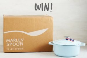 Marley Spoon – Win 1 of 2 Sky Blue pans from Chasseur Cookwear
