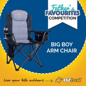 OZtrail Leisure Products – Win an OZtrail Big Boy Armchair for Dad