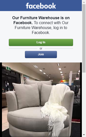 Our Furniture Warehouse –  Win The Swivel Cuddle Chair Yet?