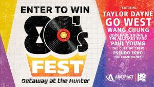 Smooth FM – Getaway at the Hunter – Win 1 of 2 Ultimate 80s Fest Packages