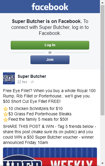 Super Butcher  – Win A $50 Super Butcher Store Voucher