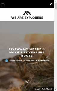 We Are Explorers – Win A Pair Of Merrell Hiking Boots