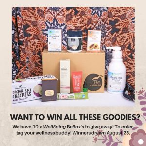 Wellbeing Magazine – Win 1 of 10 WellBeing BeBox’s full with gifts