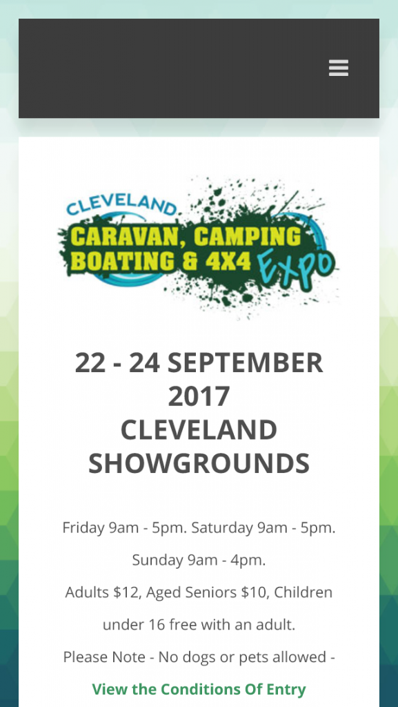 Cleveland Caravan Camping Boating 4×4 Expo QLD – Win 1 Of 2 Fishing Shirts From A Million Stars