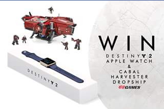 EB Games – Win A A Destiny 2 Apple Watch And A Mega Blocks Cabal Harvester Dropship