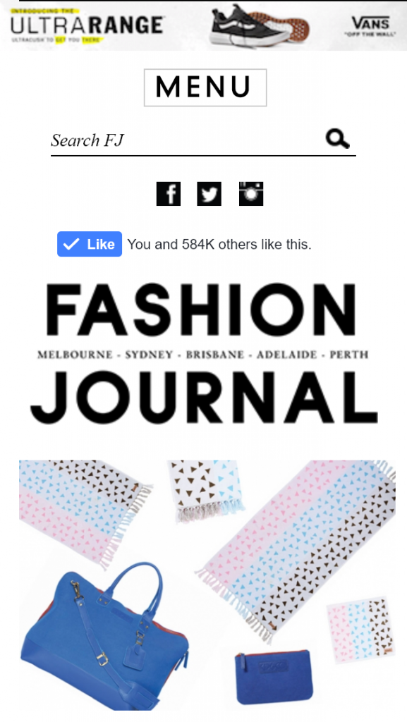 Fashion Journal – Win A Huge Kipco Prize Pack (prize valued at $541)
