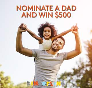 Kinderling Kids Radio – Win A $250 Visa Card For You And A $250 Visa Card For The Dad You Nominate (prize valued at  $500)