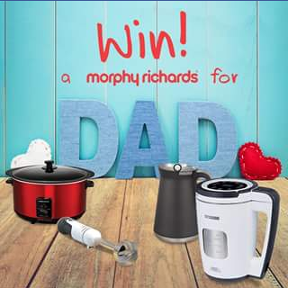 Morphy Richards – Win A Morphy Richards Product For Father’s Day