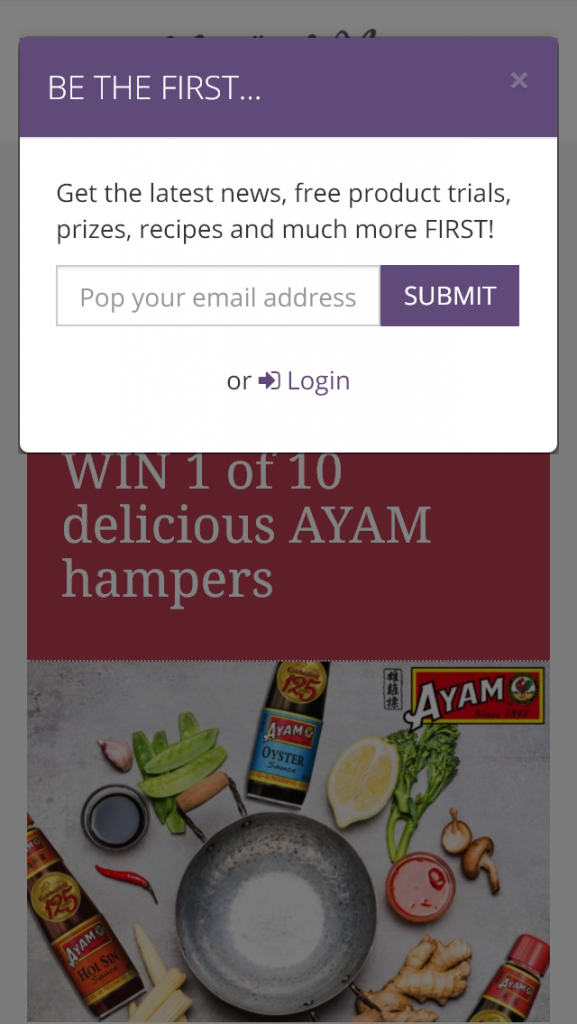Mouths of Mums – Win A Ayam Hampers Each Valued At $50 (prize valued at $50)