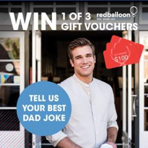 Price Attack – Win 1 Of 3 $100 Red Balloon Gift Vouchers (prize valued at  $300)