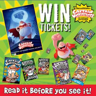 Scholastic Australia – Win One Of Fifteen Captain Underpants Dps