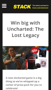 Stack Magazine – Win Three Prizes Each Including A Copy Of Uncharted The Lost Legacy