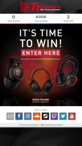 Thermaltake – Win 1 Of 3 Shock Pro Gamimg Headsets