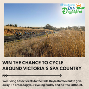 Wellbeing Magazine – Win The Chance To Cycle Around Victoria’s Spa Country
